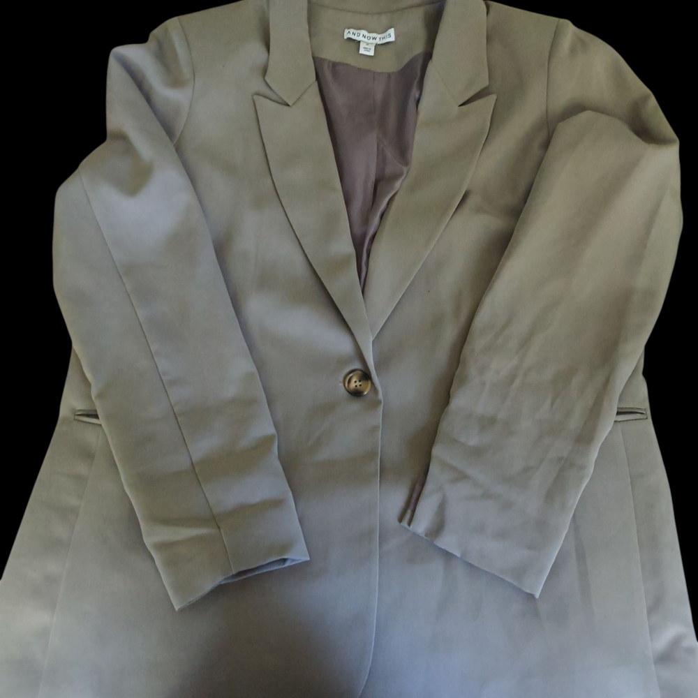 Stylish Taupe Blazer by And Now This